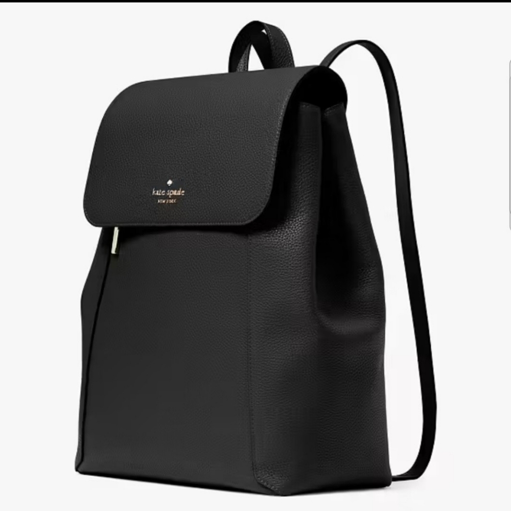 NWOT Kate Spade New York Lena Large Flap Leather  Backpack RETAIL $499